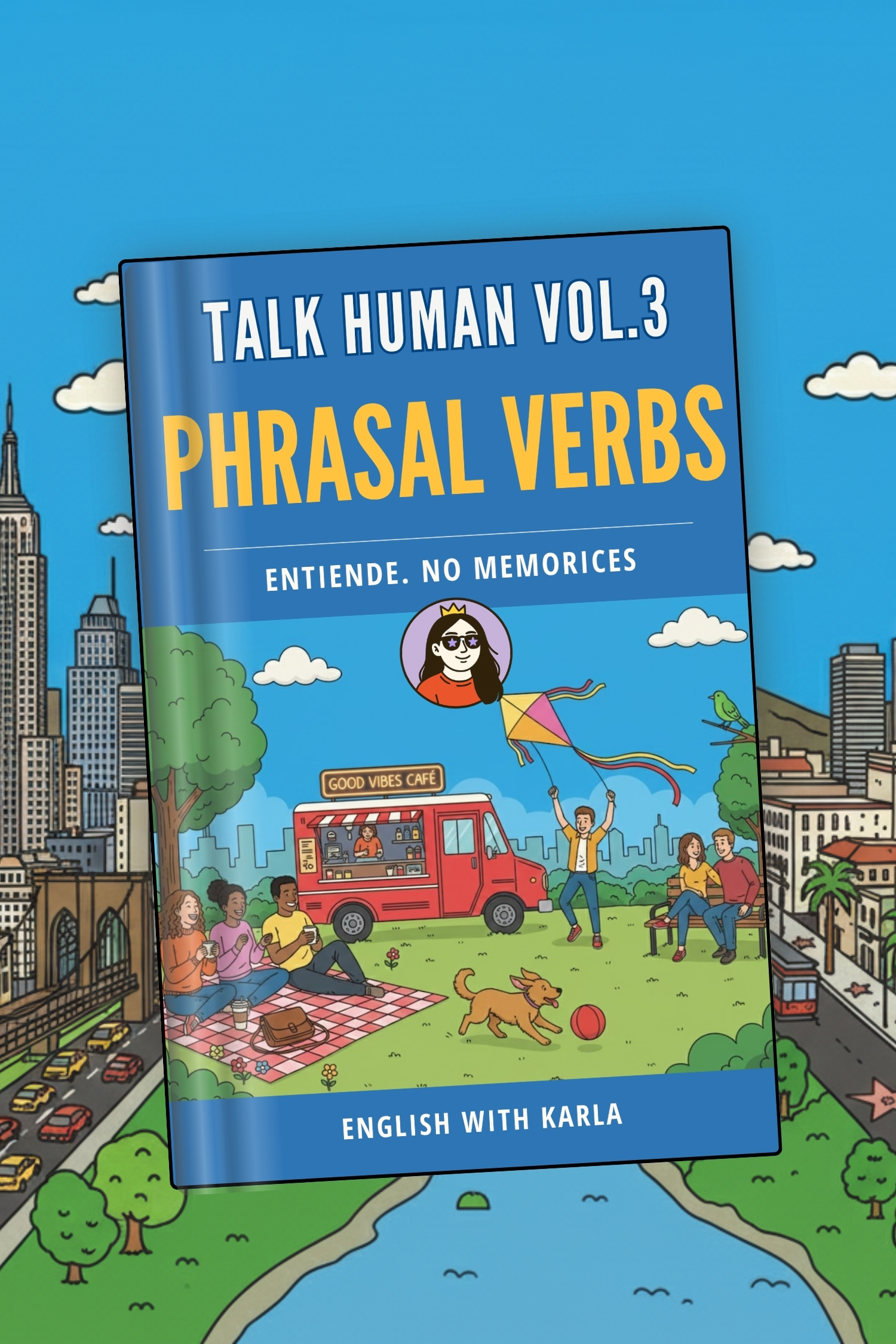 Mujer usando laptop mientras estudia phrasal verbs en inglés